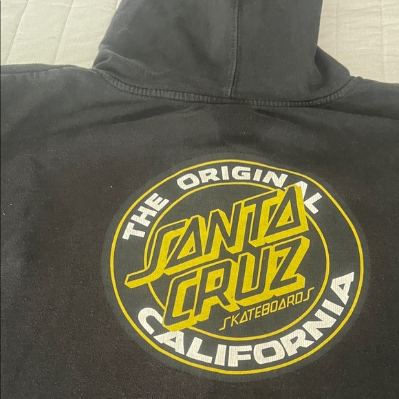 The original Santa Cruz California,women’s,Black Jacket with Gold Logo Size 2XL - Picture 14 of 17